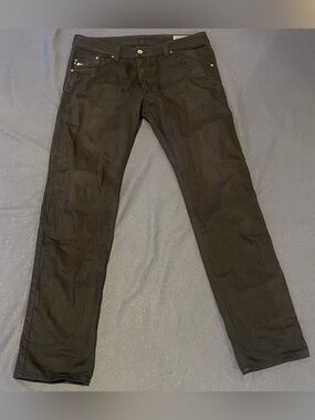 Diesel Industry Darron slim-tapered jeans mens 34x32 NWOT green